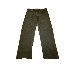 Vintage Levi's 501 XX Jeans Men Size 36x34 Medium Black Wash Button Fly (35×32)